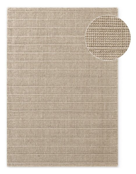 Bézs kézi szövésű gyapjú szőnyeg 120x170 cm Camden Parker – Ted Baker
