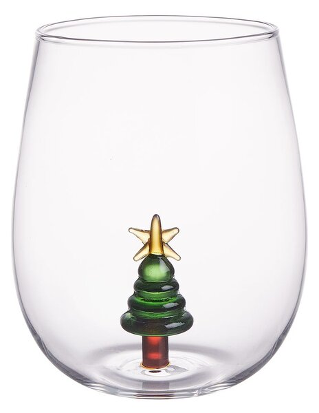 MERRY & JOY pohár, karácsonyfa 450 ml