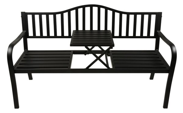 Fekete fém kerti pad Segula - Garden Pleasure