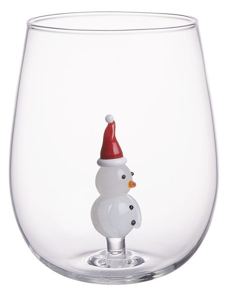 MERRY & JOY pohár, hóember 450 ml