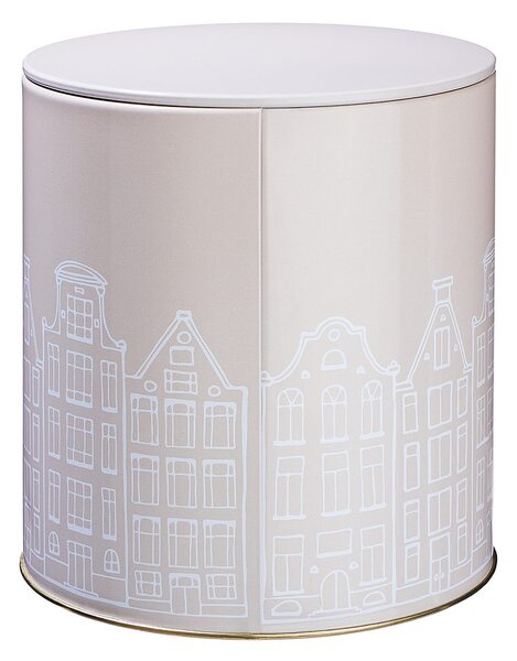 COOKIE JAR fém tárolódoboz, Amsterdam Ø13,5 cm