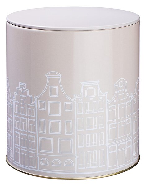 COOKIE JAR fém tárolódoboz, Amsterdam Ø13,5 cm
