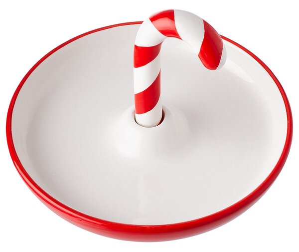 SWEET X-MAS dekor tál, "Candy Cane"
