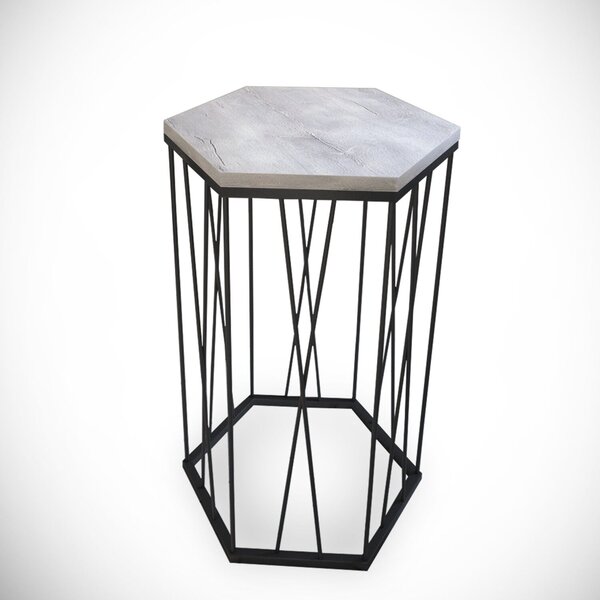 Hanah Home Dohányzóasztal Oak Black Cetrus Deniz - Tölgy