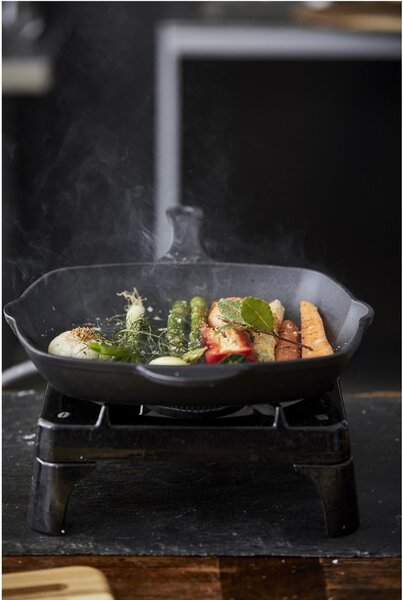 Öntöttvas grillserpenyő 28x28 cm – Holm