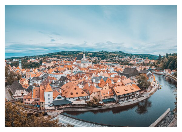 Kép - Cseh Krumlov (70x50 cm)