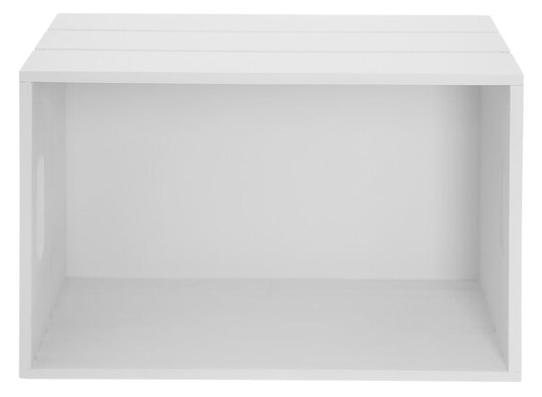 Fehér fa tárolódoboz 36x26x15 cm – Orion