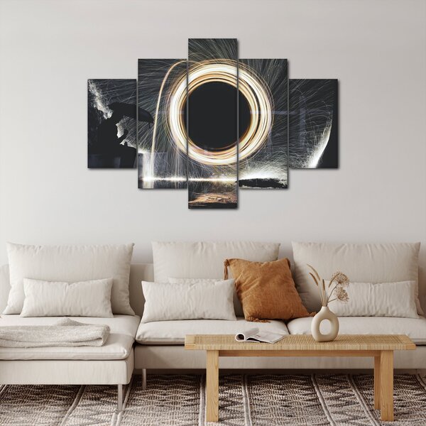Kép - Világos show az esőben (150x105 cm)