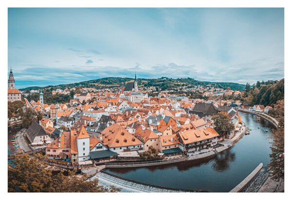 Kép - Cseh Krumlov (90x60 cm)