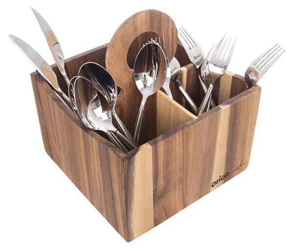 Fa konyhai eszköztartó állvány Wooden – Orion