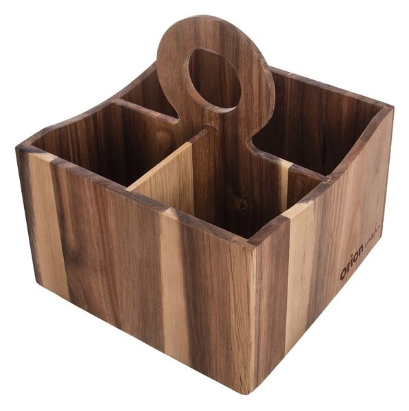 Fa konyhai eszköztartó állvány Wooden – Orion