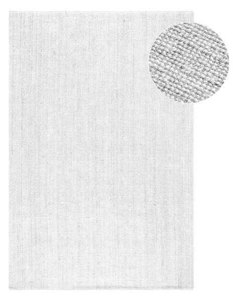 Világosszürke kétoldalas-kézi szövésű juta szőnyeg 120x170 cm Bouclé Jaipur – Hanse Home