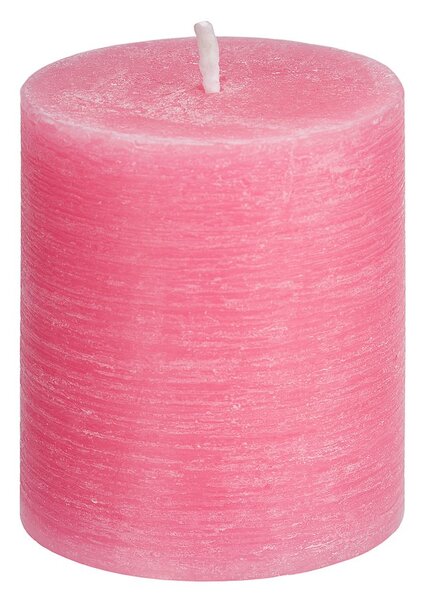 RUSTIC gyertya 8 cm, pink