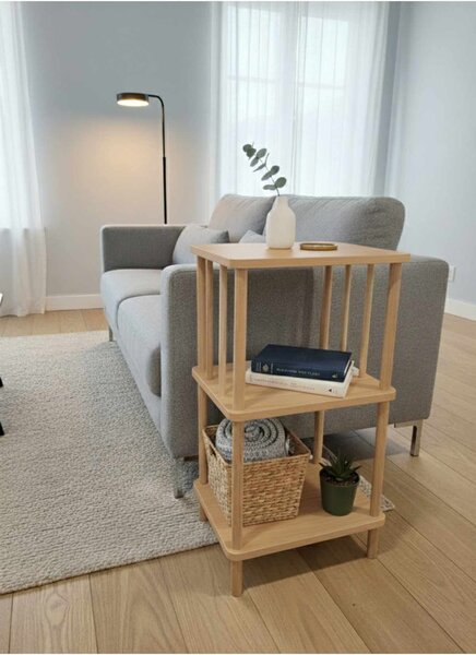 Hanah Home Side Table Sapphire Oak Pk257 - Sapphire Oak