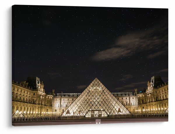 Kép - Louvre éjjel (70x50 cm)