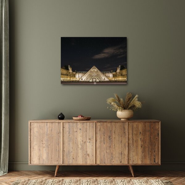 Kép - Louvre éjjel (70x50 cm)