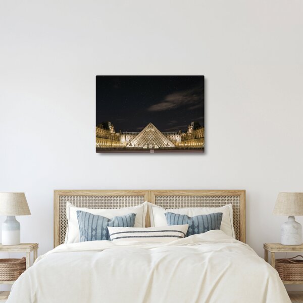 Kép - Louvre éjjel (70x50 cm)