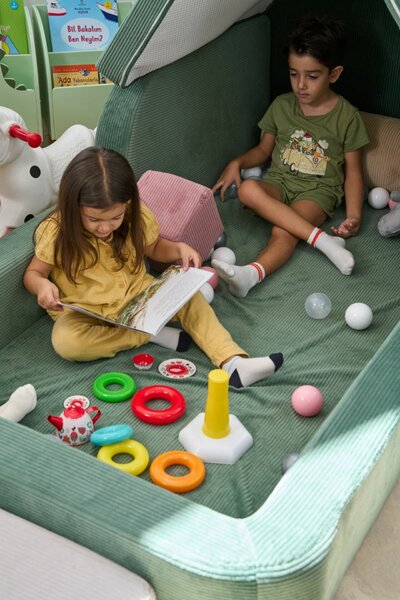 Atelier Del Sofa Egyszemélyes Játékágy Gyerekeknek - Zöld