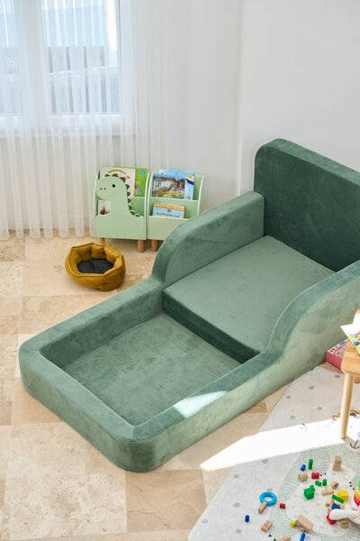 Atelier Del Sofa Egyszemélyes Játékágy Gyerekeknek - Zöld