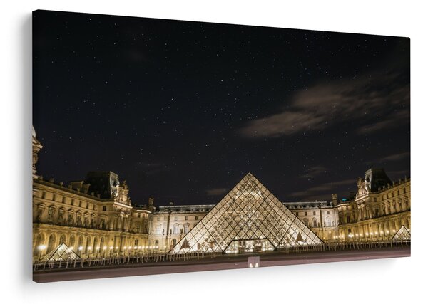 Kép - Louvre éjjel (90x60 cm)