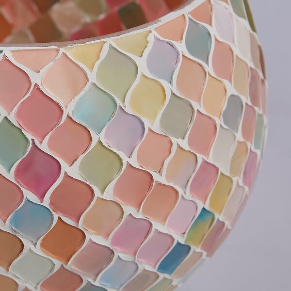 PASTEL LIGHTS mozaik mécsestartó Ø 18 cm