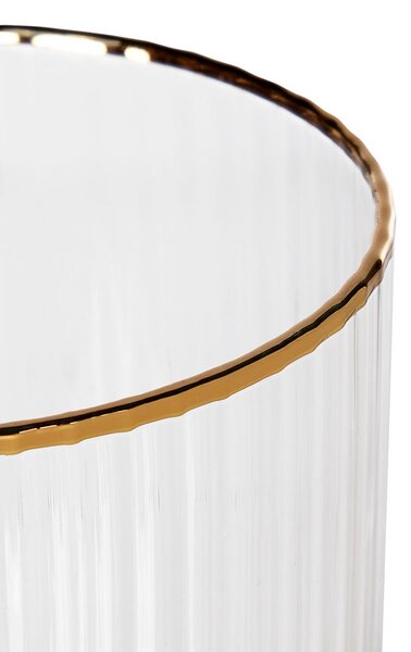GOLDEN TWENTIES long drink pohár arany szegéllyel 500 ml