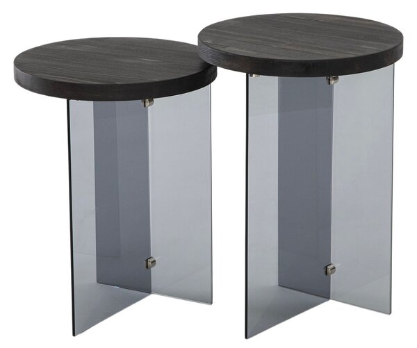 Hanah Home Serenity 2 Dohányzóasztal szett - Antracit Sötétszürke