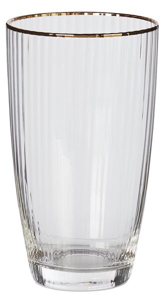 GOLDEN TWENTIES long drink pohár arany szegéllyel 500 ml