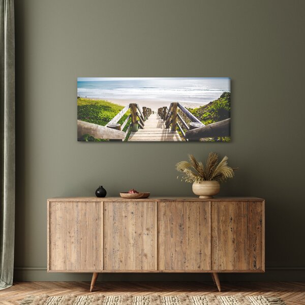 Kép - Bejárat a strandra (120x50 cm)