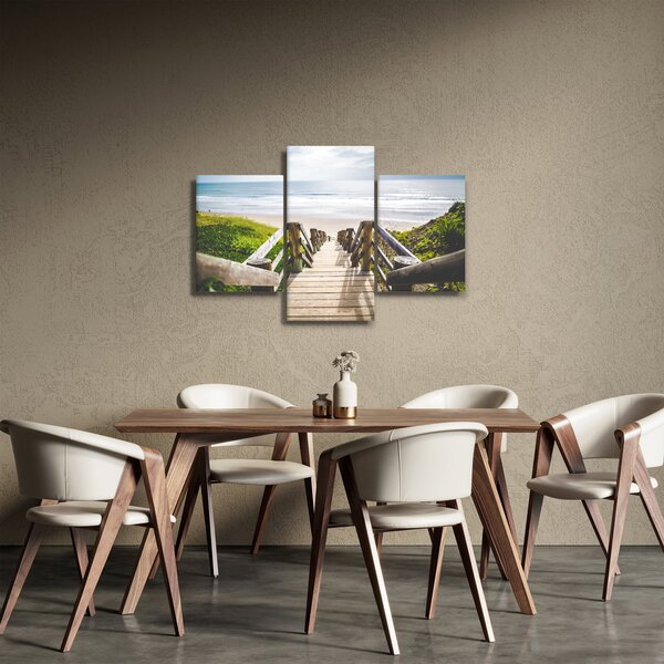 Kép - Bejárat a strandra (90x60 cm)