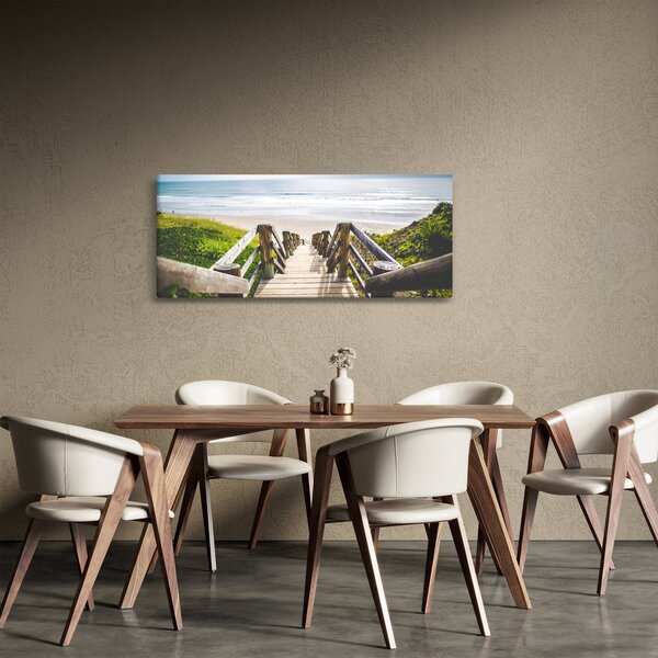 Kép - Bejárat a strandra (120x50 cm)