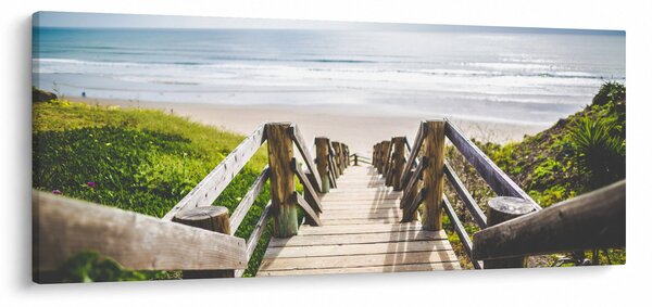 Kép - Bejárat a strandra (120x50 cm)