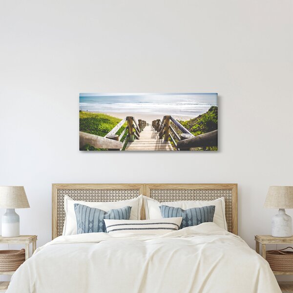 Kép - Bejárat a strandra (120x50 cm)