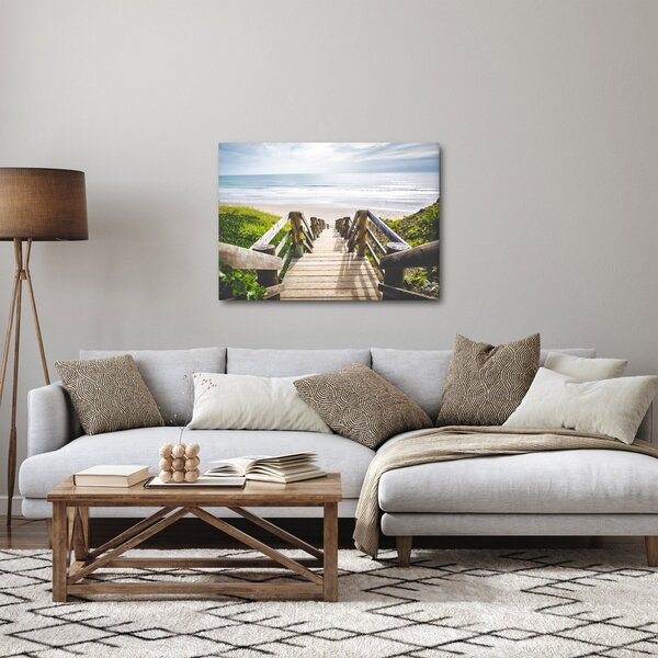 Kép - Bejárat a strandra (70x50 cm)