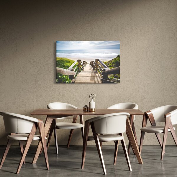 Kép - Bejárat a strandra (90x60 cm)