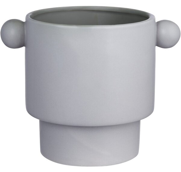 HANDLE kaspó, szürke 18 cm
