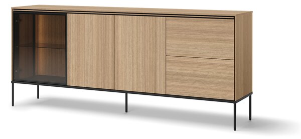VISSO 2D1W2S széles komód LED világítással