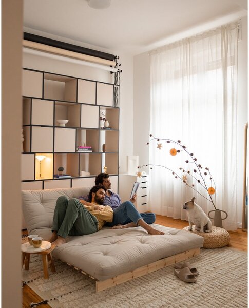 Zöld kinyitható kanapé 140 cm Roots – Karup Design