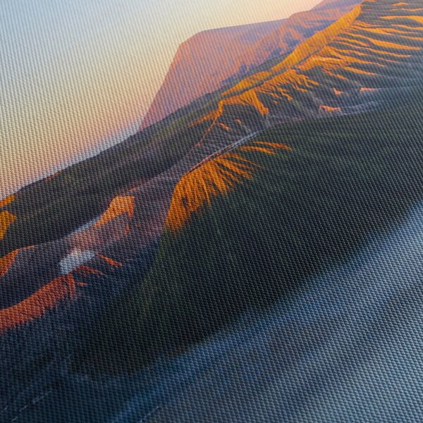 Kép a Bromo-hegyről Indonéziában (órával) (90x30 cm)