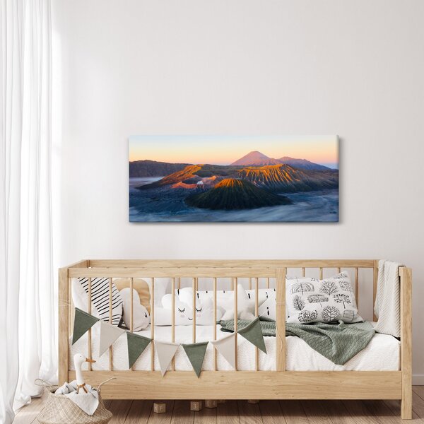 Kép a Bromo-hegyről Indonéziában (120x50 cm)