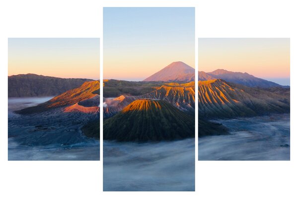Kép a Bromo-hegyről Indonéziában (90x60 cm)