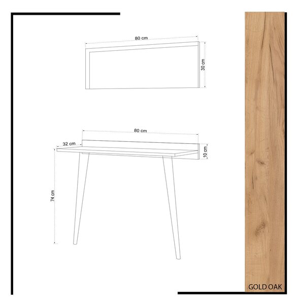 Hanah Home Sideboard Oak Banevento