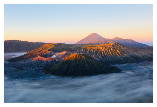 Kép a Bromo-hegyről Indonéziában (90x60 cm)
