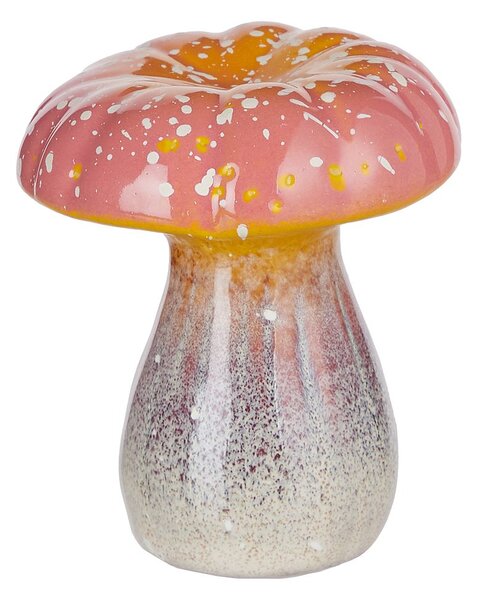 ENCHANTED FOREST kerámia dekoráció, gomba 10 cm