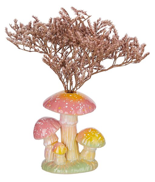 ENCHANTED FOREST váza 15 cm, gombák
