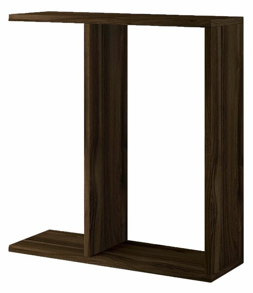 Hanah Home Side Table Walnut Lotus - Walnut