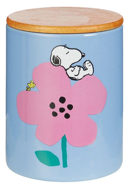 PEANUTS tároló doboz 16 cm, világoskék
