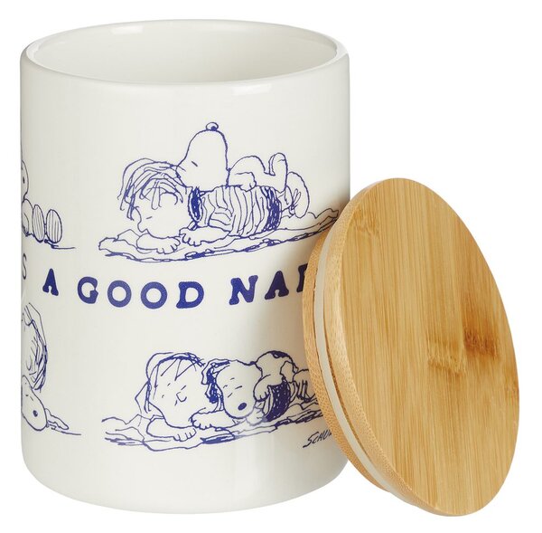 PEANUTS tároló doboz 14 cm, 'Happiness is a good nap'