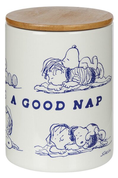 PEANUTS tároló doboz 16 cm, 'Happiness is a good nap'
