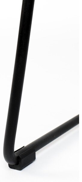 Fekete teakfa bárszék (ülésmagasság 76 cm) Tangle – White Label